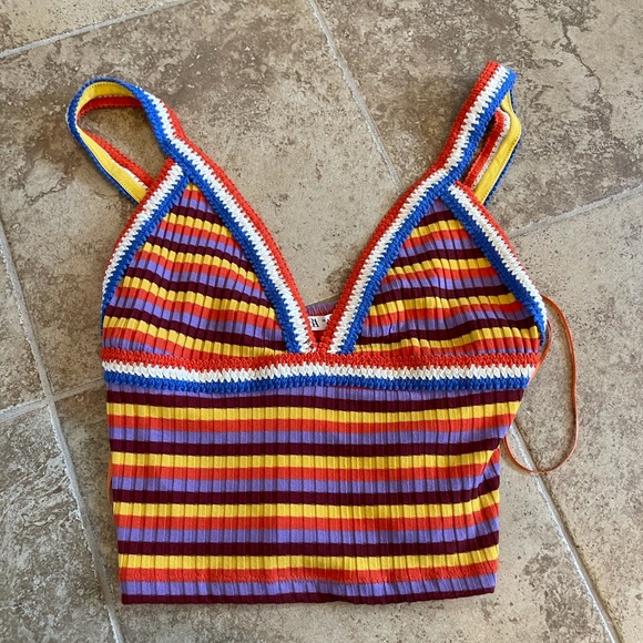 Zara Tops Zara Crochet Tank Poshmark